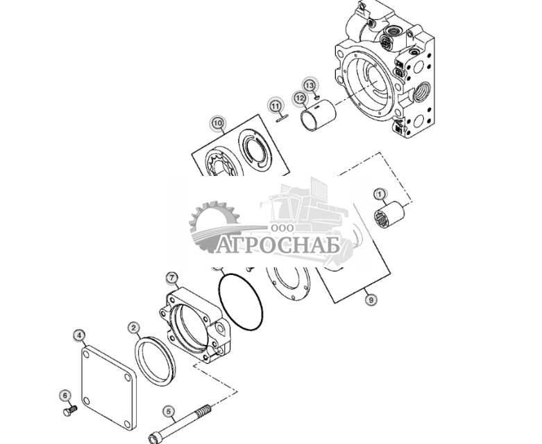 Система зарядки гидростат. насоса и коллектор фильтрации - ST10432 62.jpg